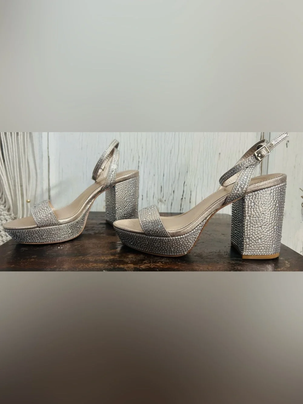 BCBGeneration Pristal with radiant platform sandal